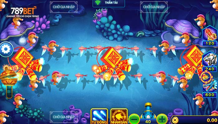 Giao diện chính của bắn cá thần tài tại 789BET