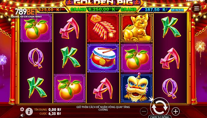 Giao diện chính của nổ hũ Heo Vàng tại 789BET