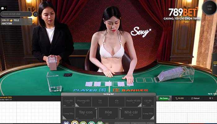 Luật chơi Baccarat Online tại Casino 789BET