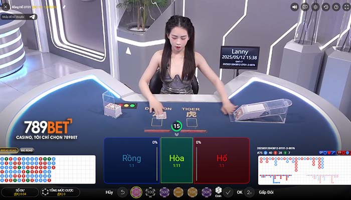 Luật chơi Rồng Hổ Online tại Casino 789BET