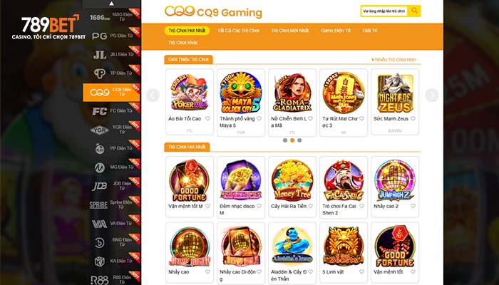 Nổ Hũ 789BET có đa dạng trò chơi hấp dẫn với nhiều chủ đề